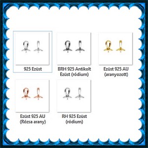 Accesorii pentru bijuterii din argint 925: suport pandantiv, închidere pandantiv EMK 68g -  - Artynos.ro