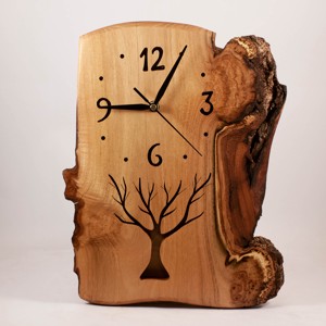 Ceas de perete din lemn, ceas din lemn rustic,, , , Ceas de perete din lemn de acacia noduroasa. Miscare cu cuart, 1 baterie. Fara ticait.
Dimensiuni: ..., ARTYNOS