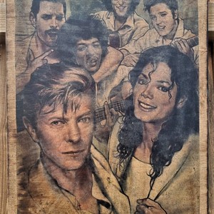 Stars in heaven poza din lemn, Casa & Stil de viata, Accesorii pentru decorat casa, Picturi murale, Arta de perete din lemn, , ARTYNOS