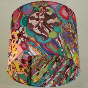Lampa de matase (pictura pe matase de Réka Somogyi), , , ARTYNOS