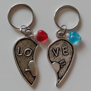 LOVE pereche de mini seturi de brelocuri, , , ARTYNOS
