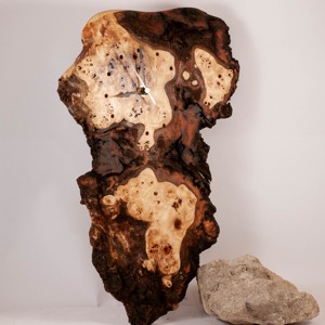 Ceas de perete din lemn, ceas din lemn rustic,, , , ARTYNOS