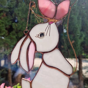 Decor de fereastră Honey-Bunny pentru Paște -  - Artynos.ro
