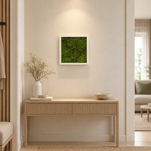 Tablou din muschi plat stabilizat 30x30 cm - Artynos.ro