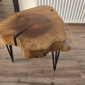 Masuta Cafea din lemn masiv de nuc  - casă & stil de viață - mobilier artizanal - mese - Artynos.ro