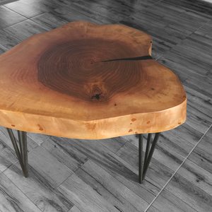 Masuta Cafea din lemn masiv de nuc  - casă & stil de viață - mobilier artizanal - mese - Artynos.ro