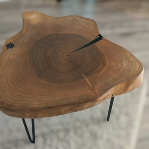 Masuta Cafea din lemn masiv de nuc , Casa & Stil de viata, Mobilier artizanal, Mese, Prelucrarea lemnului, ARTYNOS