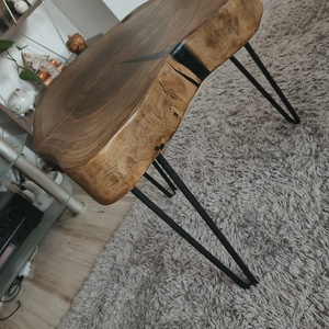 Masuta Cafea din lemn masiv de nuc  - casă & stil de viață - mobilier artizanal - mese - Artynos.ro