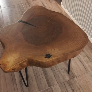 Masuta Cafea din lemn masiv de nuc  - casă & stil de viață - mobilier artizanal - mese - Artynos.ro