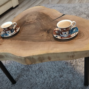 Masuta Cafea din lemn masiv de nuc , Casa & Stil de viata, Mobilier artizanal, Mese, , ARTYNOS