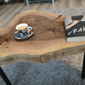 Masuta Cafea din lemn masiv de nuc  - casă & stil de viață - mobilier artizanal - mese - Artynos.ro