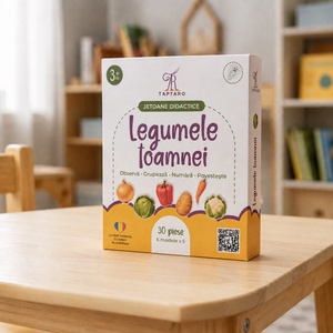 Jetoane didactice � Legumele toamnei - jucării și echipamente pentru copii - jocuri de gândire - jocuri educative - Artynos.ro