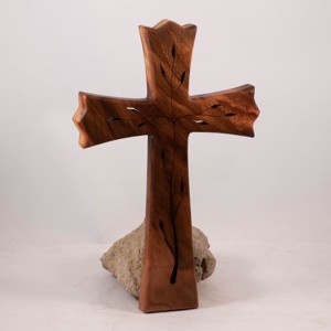 Cruce din lemn modelata, cruce de perete, , , ARTYNOS