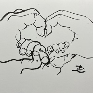 Desen de familie impreuna, Arte vizuale si accesorii , Grafica, ilustratie, Alte desene, , ARTYNOS