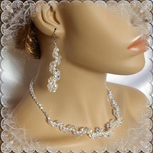 Nunta, mireasa, set de bijuterii casual, cristale swarovski SSZ-ESW03-1, , , ARTYNOS