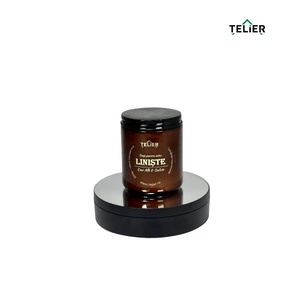 Lumânare parfumată din ceară de soia � Ceai Alb și Salvie LINIȘTE - casă & stil de viață - lumânări, parfumuri, arome - lumânări artizanale - Artynos.ro