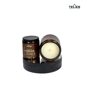 Lumânare parfumată din ceară de soia � Flori de portocal amar, neroli și vetiver CLARITATE  - casă & stil de viață - lumânări, parfumuri, arome - lumânări artizanale - Artynos.ro