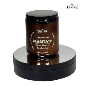 Lumânare parfumată din ceară de soia � Flori de portocal amar, neroli și vetiver CLARITATE  - casă & stil de viață - lumânări, parfumuri, arome - lumânări artizanale - Artynos.ro
