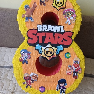 Piñata pinata piniata Brawl Stars cifra 8 - Artynos.ro