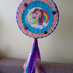 Piñata pinata Unicorn piniata, Jucării și echipamente pentru copii, Jocuri de mișcare, Arta de hârtie, Produse fabricate din materiale reciclate, ARTYNOS