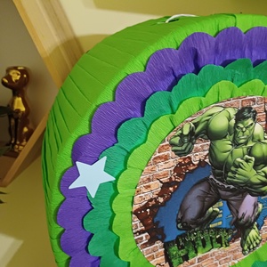 Piñata pinata piniata Hulk - jucării și echipamente pentru copii - jocuri de mișcare - Artynos.ro