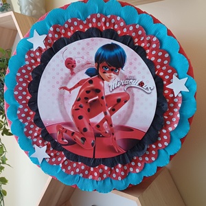 Piñata pinata piniata Lady Bug Miraculos , Jucării și echipamente pentru copii, Jocuri de mișcare, Arta de hârtie, Produse fabricate din materiale reciclate, ARTYNOS