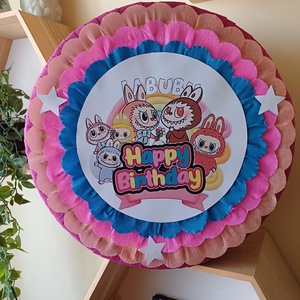 Piñata pinata piniata Labubu, Jucarii si echipamente pentru copii, Jocuri de miscare, Arta de hartie, Produse fabricate din materiale reciclate, ARTYNOS