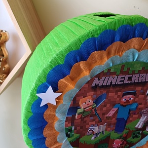 Piñata pinata Minecraft piniata - jucării și echipamente pentru copii - jocuri de mișcare - Artynos.ro