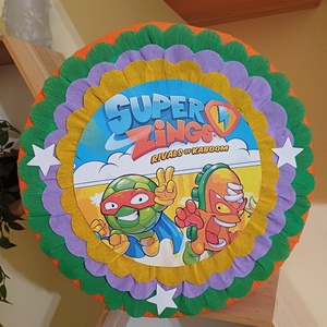 Piñata pinata Super Zings piniata - jucării și echipamente pentru copii - jocuri de rol - Artynos.ro