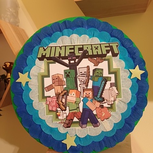 Piñata pinata piniata Minecraft , Jucarii si echipamente pentru copii, Jocuri de miscare, Arta de hartie, Produse fabricate din materiale reciclate, ARTYNOS