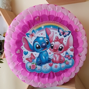 Piñata pinata piniata Stitch si Angel, Jucarii si echipamente pentru copii, Jocuri de miscare, Arta de hartie, Produse fabricate din materiale reciclate, ARTYNOS