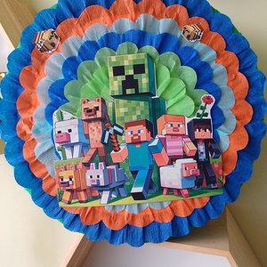 Piñata pinata piniata Minecraft  - jucării și echipamente pentru copii - jocuri de mișcare - Artynos.ro