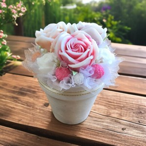 Ghiveci de flori cu soap, Baie si Frumusete, Sapunuri si articole de igiena, Sapun artizanal, , ARTYNOS