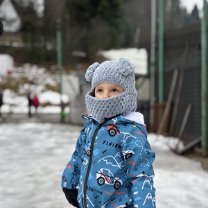 Cagulă �Ursuleț de pluș 3-5 ani - îmbrăcăminte și modă - eșarfe, pălării, fularuri - căciulă - Artynos.ro