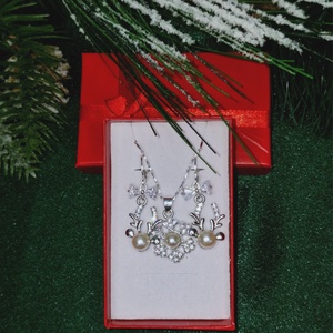 Set argint 925 cu reni si fundite de zirconiu - Artynos.ro