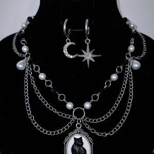 Colier Velvet Darkness � - casă & stil de viață - decorațiuni de casă - halloween - tot ce ai nevoie de o petrecere! - bijuterii de halloween - Artynos.ro