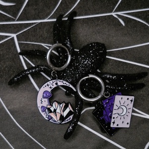 Cercei Tarot Nights ��, Casa & Stil de viata, Decoratiuni de casa, Halloween - tot ce ai nevoie de o petrecere!, Bijuterii de Halloween, Confectionarea bijuteriilor, ARTYNOS