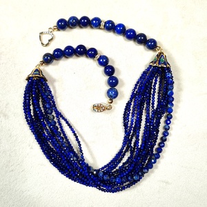 Set colier, bratara si cercei lapislazuli, Bijuterii, Seturi de bijuterii, Confectionarea bijuteriilor, ARTYNOS