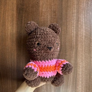 Ursulet crosetat  - jucării și echipamente pentru copii - plușuri - figurine de pluș - Artynos.ro