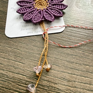 Broșă Mărțișor Floare de Primăvară - accessorii și unelte - broșă, cerc, încuietoare - Artynos.ro