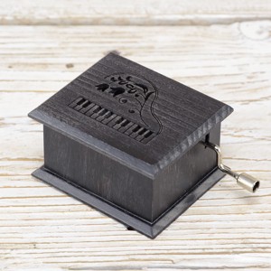 Liszt Ferenc Rapsodia maghiară cutie muzicală pian negru - casă & stil de viață - accesorii pentru decorat casa - decorațiuni de masă și decorațiuni pentru rafturi  - cutii muzicale - Artynos.ro