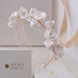 Martina florale accesorii de par bentita de mireasa - Artynos.ro