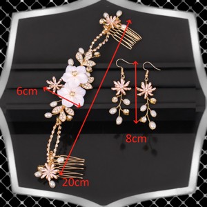 Seturi de bijuterii: nuntă, mireasă, bijuterii casual ornament de păr cercei ES-SZH01a -  - Artynos.ro