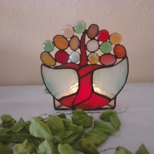 LIVING tiffany suport lumânare. - casă & stil de viață - lumânări, parfumuri, arome - suport lumânări - Artynos.ro