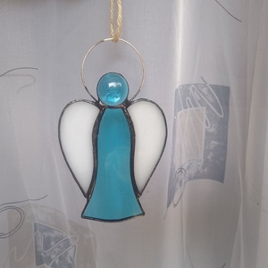 Dragoste Tiffany Angel - accesorii de crăciun - decorațiuni de crăciun de casă - decor fereastră de crăciun - Artynos.ro