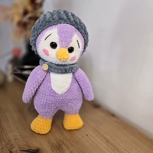 Pinguin croșetat  - casă & stil de viață - echipament pentru camera copiilor - cutii depozitare jucării - Artynos.ro