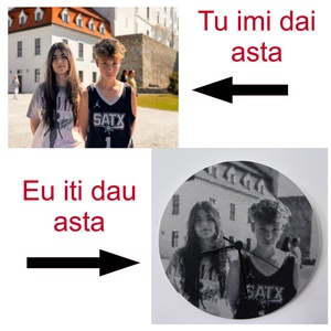 Ceas de perete personalizat - Artynos.ro