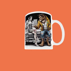 Cana Frumoasa și Bestia  varianta rebelă - casă & stil de viață - accesorii pentru echipamente de bucătărie - accesorii de servire - cești cafea, set ceai - Artynos.ro