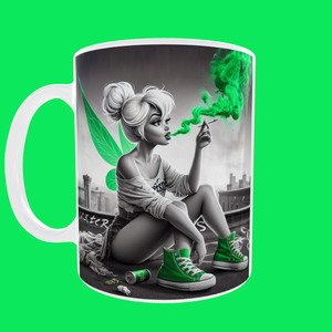Cana TinkerBell   Design Unic cu AI, Casă & Stil de viață, Accesorii pentru echipamente de bucătărie, Accesorii de servire, Cești cafea, set ceai, Altele, ARTYNOS