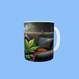 Granny Ganja - cana personalizata prin sublimare - casă & stil de viață - accesorii pentru echipamente de bucătărie - accesorii de servire - căni - Artynos.ro